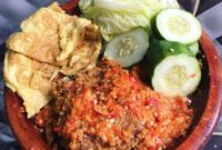 sambal ayam geprek bebas