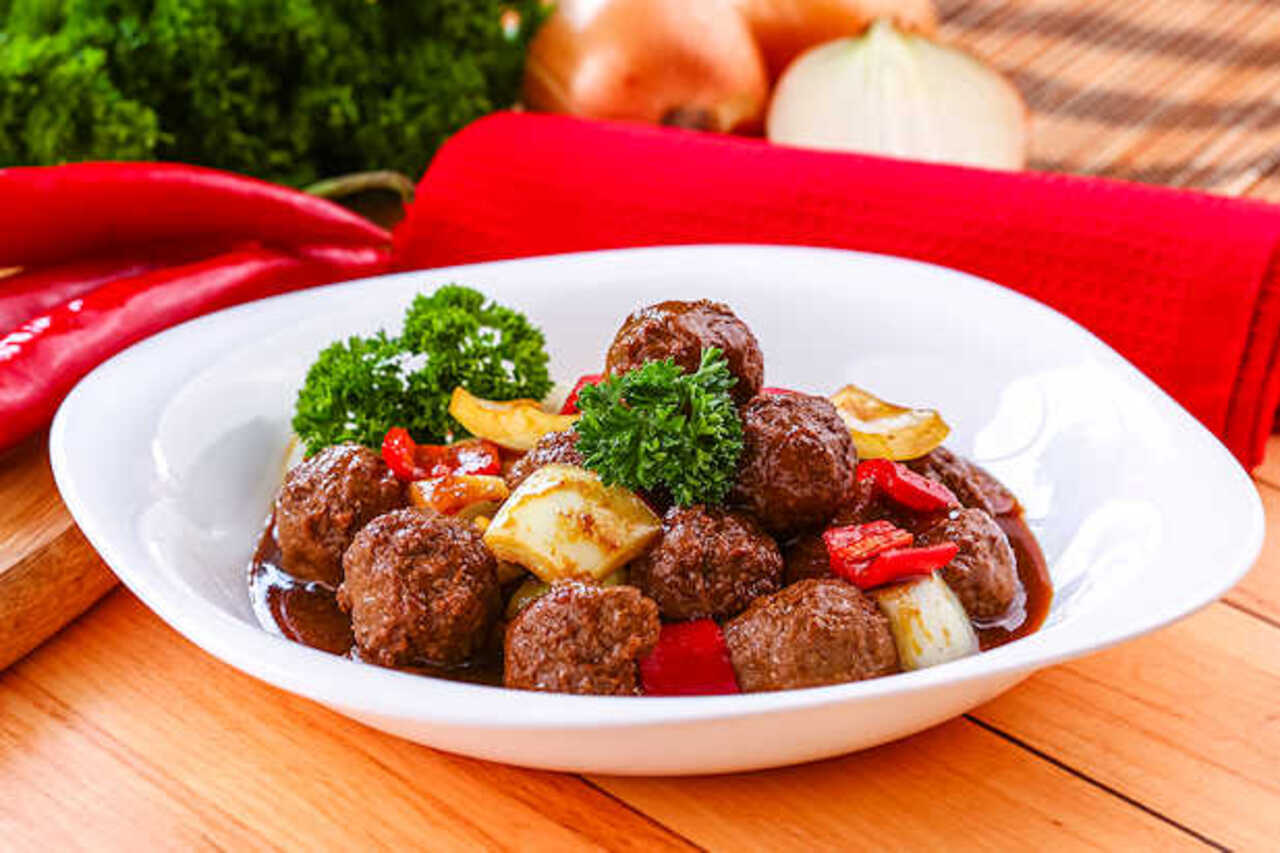 bola-bola daging blackpepper